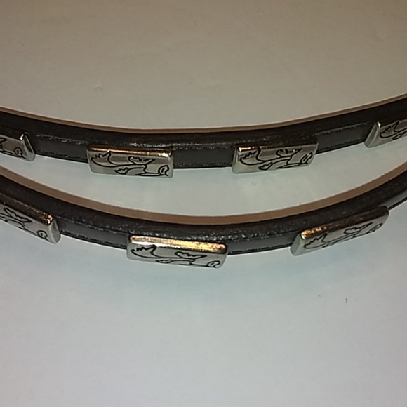 Lady Captiva designer leather belt. - Picture 3 of 10